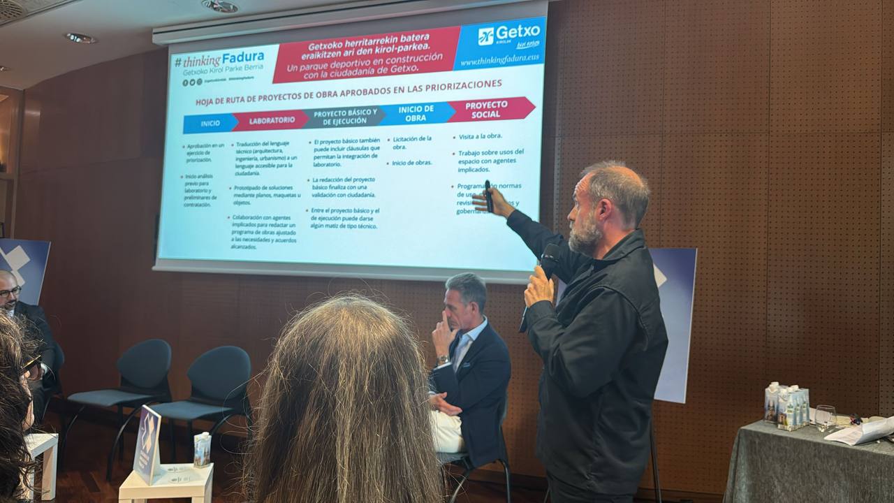 Getxo Kirolak-ek Thinking Fadura aurkeztu du Novagob 2025 Berrikuntza Publikoko Kongresuan