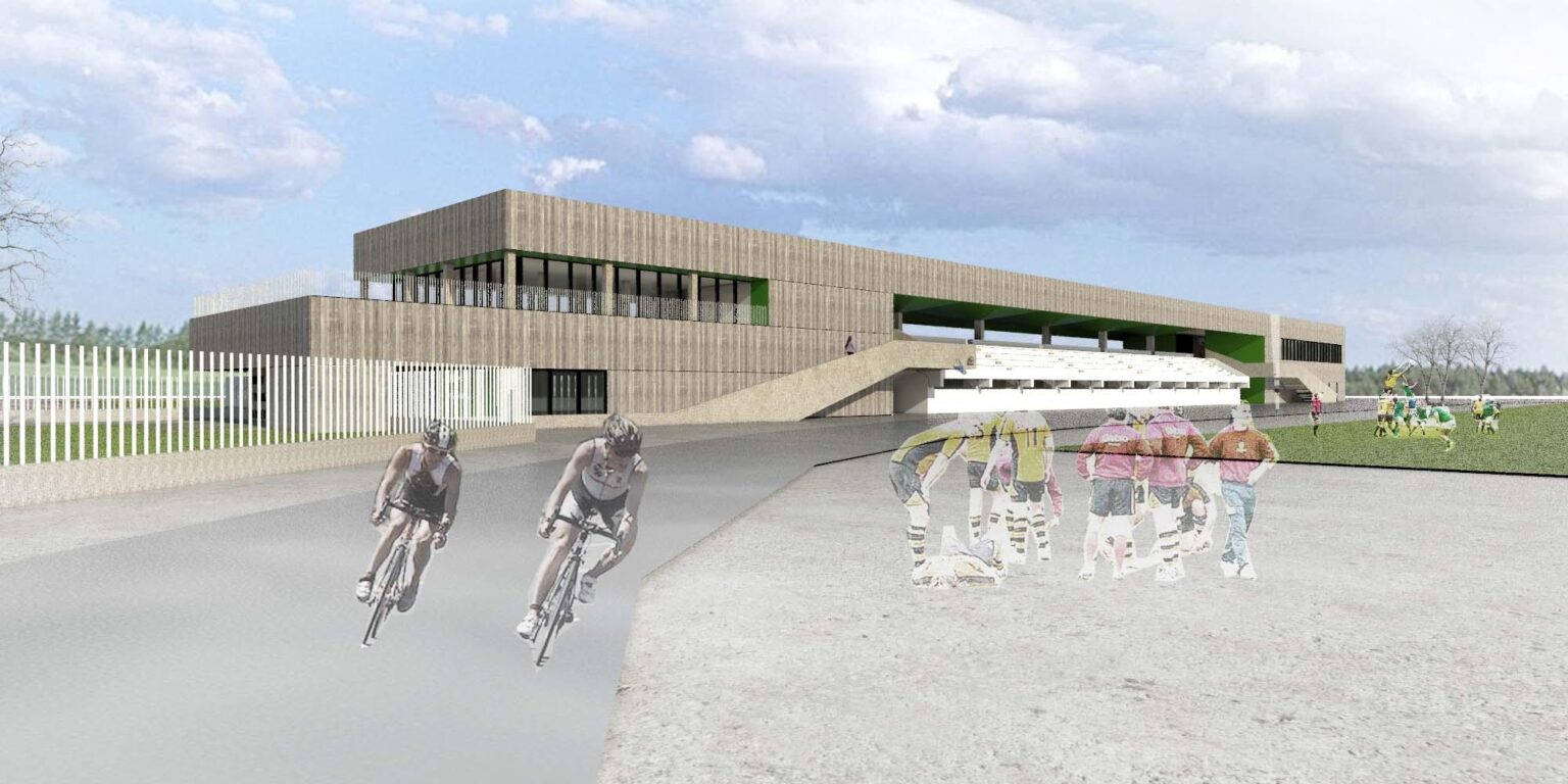 Comienza la reforma del edificio de gradas de atletismo y de rugby en Fadura