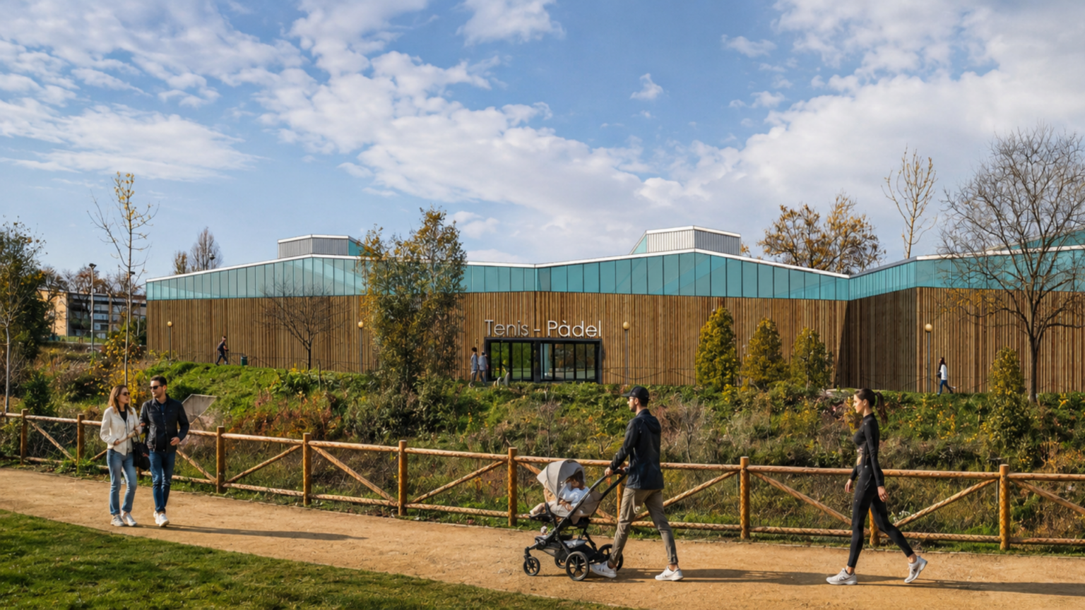 Getxo Kirolak saca a licitación el proyecto de un nuevo pabellón de pistas de pádel y de tenis en Fadura